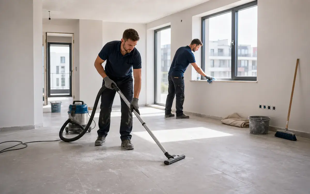 Realistische Bauendreinigung nach einer Renovierung in einer Hamburger Wohnung